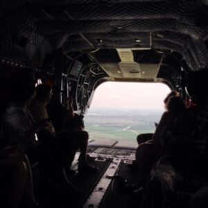 Riding in a Chinook