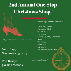 2nd Annual One Stop      Christmas Shop (1)