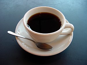A photo of a cup of coffee.
