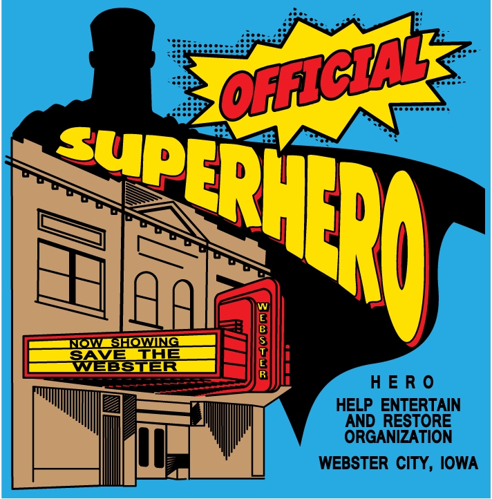 Hero tshirt to save the Webster