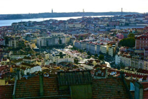 Lisbon seen from "Senhora do Monte"