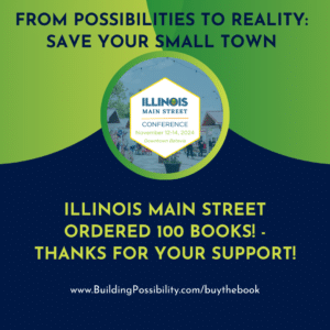 Illinois Main Street ordered 100 books! - thanks for your support!