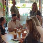 Content Creators drinking coffee