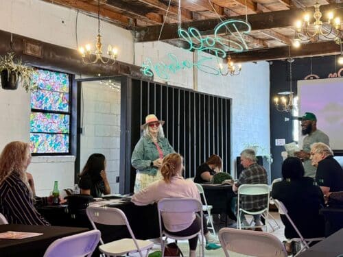 deb in natchez talking about her book